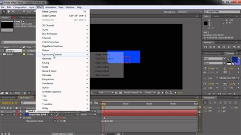 How To Add A Slider Control In After Effects