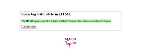 How To Add A Span Tag In Html