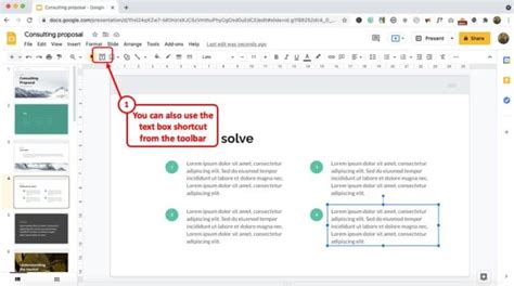 how to add a text box in google slides on ipad