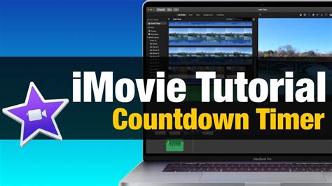 how to add a timer to a video in imovie