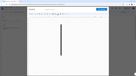 how to add a vertical bar in google docs