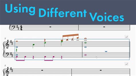 How To Add A Voice In Musescore