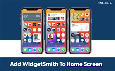 how to add a widget to my home screen from widgetsmith