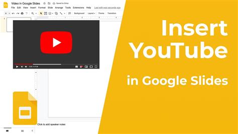 how to add a youtube video in google slides