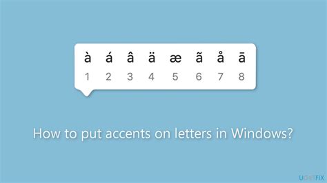 How To Add Accent With Keyboard