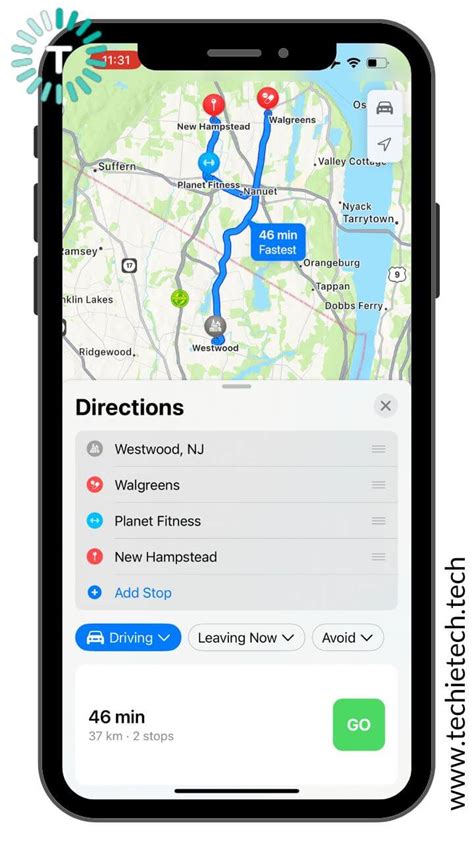 how to add additional stops in apple maps