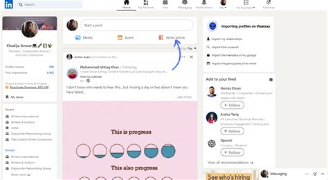 How To Add An Article To Linkedin Profile