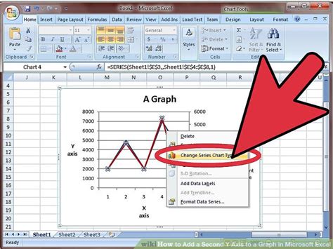 how to add another axis to chart in excel