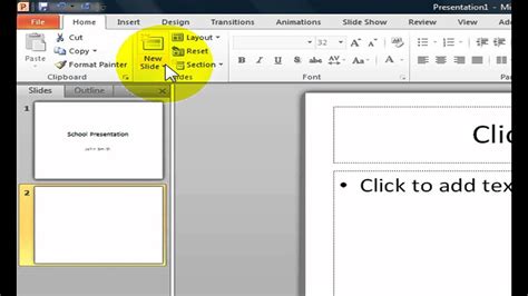how to add another slide in powerpoint