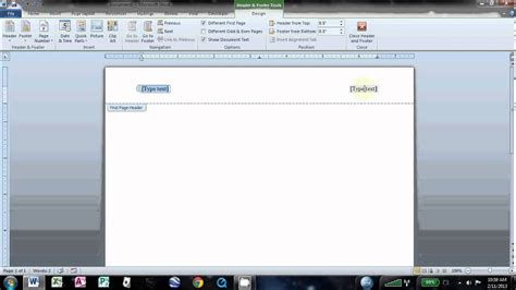 how to add apa header in word