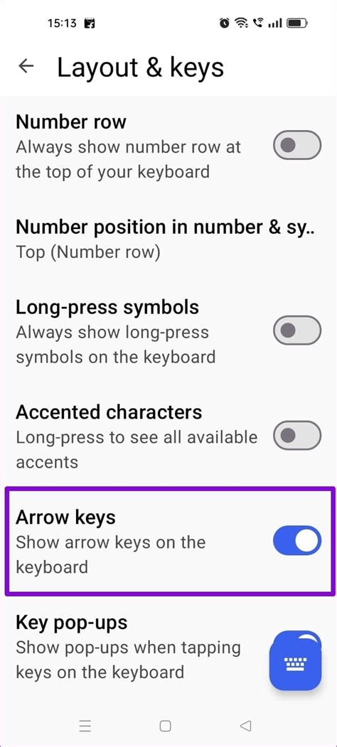 How To Add Arrow Keys To Swiftkey Keyboard