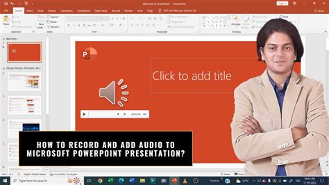 how to add audio to powerpoint presentation from youtube