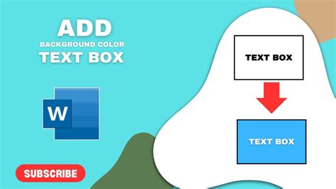 How To Add Background Color In Text Box In Word