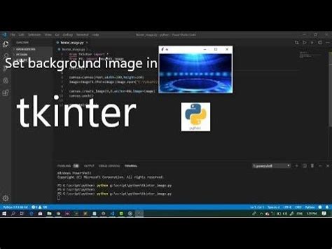 how to add background image in python tkinter