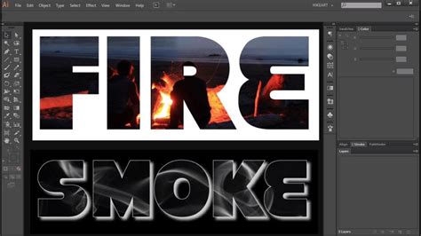 how to add background image to text in illustrator
