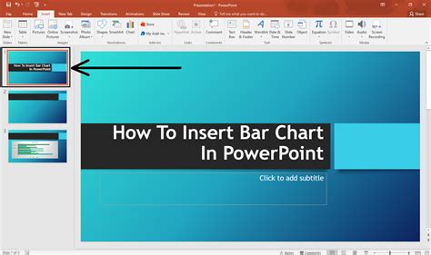 How To Add Bar In Ppt