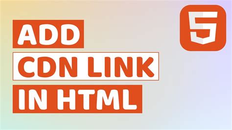 how to add bootstrap cdn in html