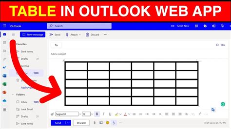 how to add border to table in outlook