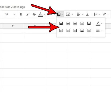 how to add border to text in google sheets