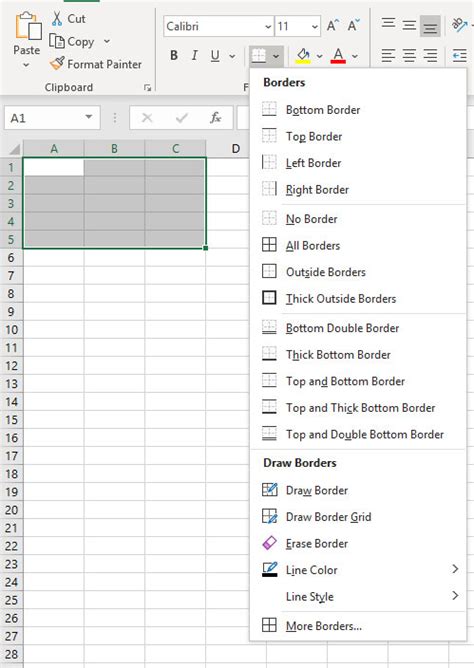 How To Add Borders In Excel 365
