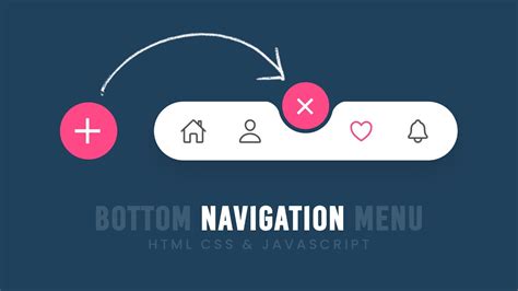 How To Add Bottom Navigation Bar In Html
