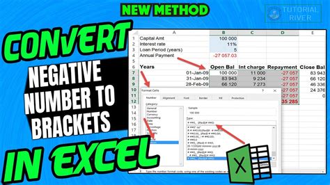 How To Add Brackets For Negative Numbers In Excel