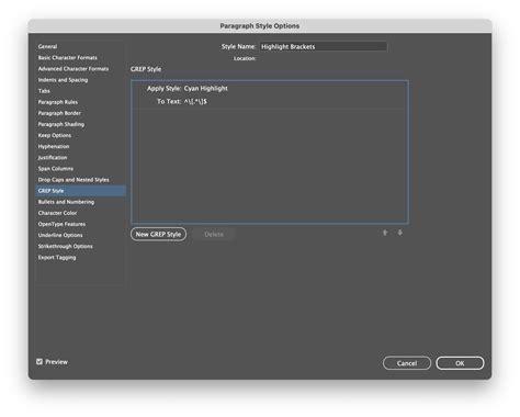 How To Add Brackets In Adobe