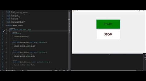 how to add button in visual studio code