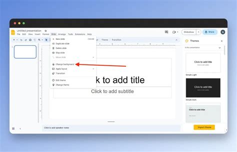 how to add canva theme to google slides