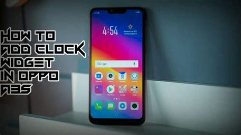 How To Add Clock Widget In Oppo A3S