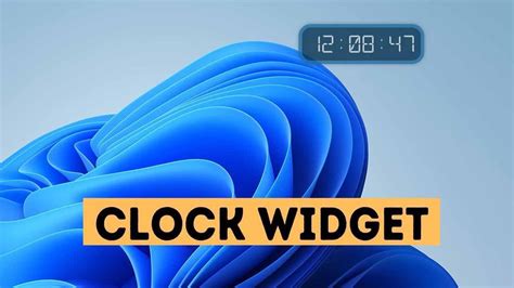 how to add clock widget in windows 11