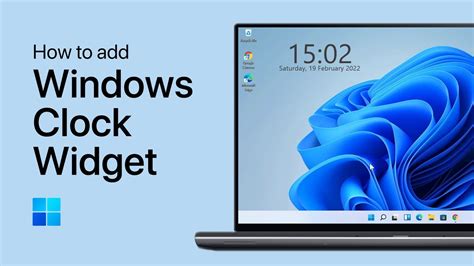 how to add clock widget to windows desktop
