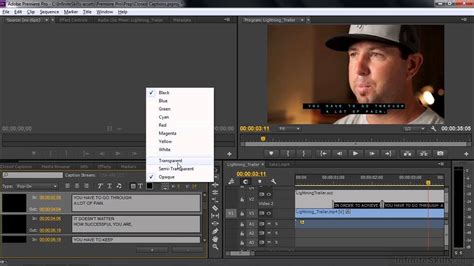 how to add closed captioning in adobe premiere