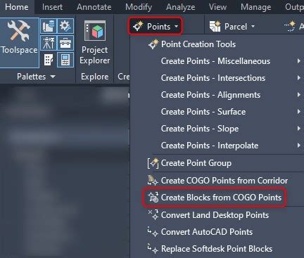 How To Add Cogo Points In Autocad