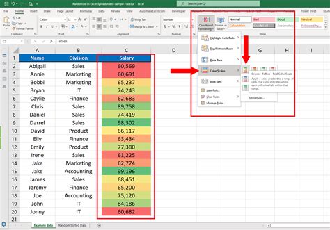 how to add colour code in excel