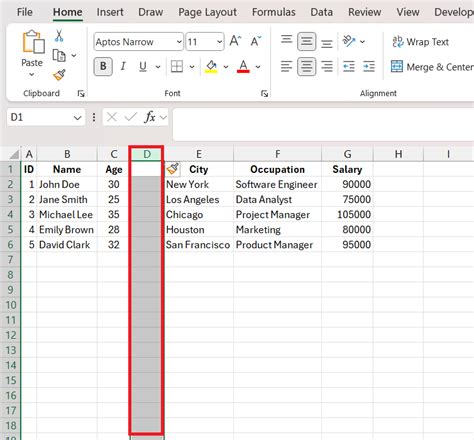 how to add columns in excel for mac