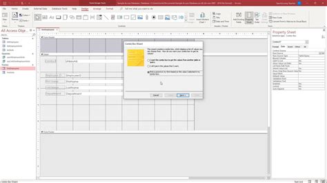 How To Add Combo Box In Access Table