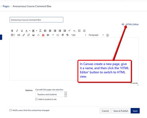 how to add comment on canvas