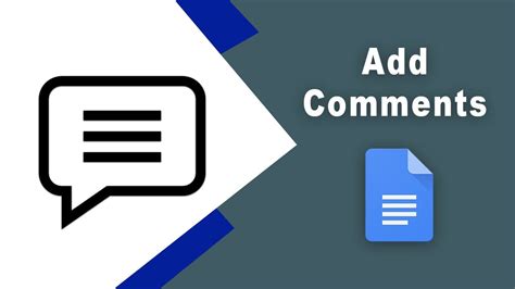 how to add comments in google docs app
