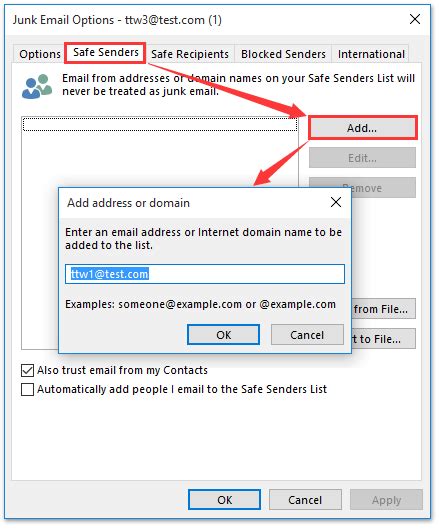 how to add contact to block list