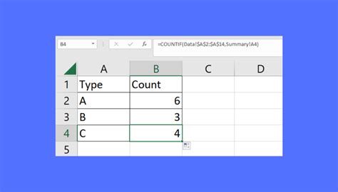 how to add count in excel from another sheet