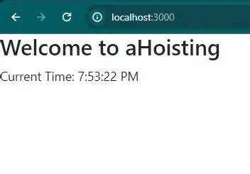 how to add current time in react js
