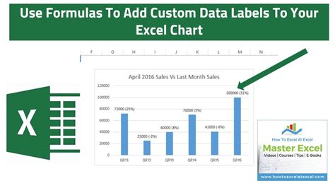 how to add custom data labels in excel