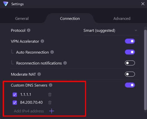 how to add custom dns in firefox