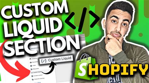how to add custom liquid code in shopify