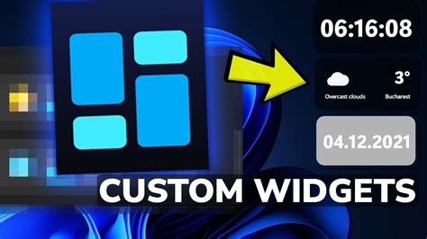 how to add custom widgets to windows desktop