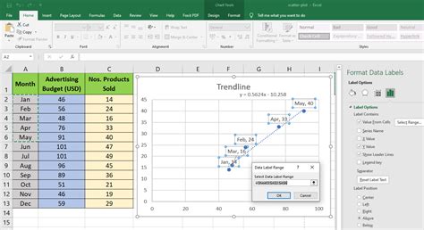 how to add data to a scatter plot in excel