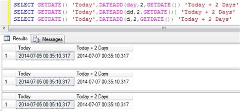 how to add days in current date in sql