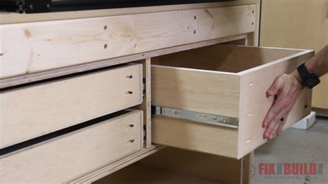 How To Add Drawers To A Workbench
