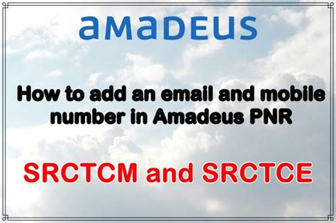 how to add email amadeus